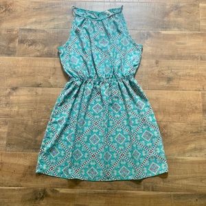 Short high-neck tank dress